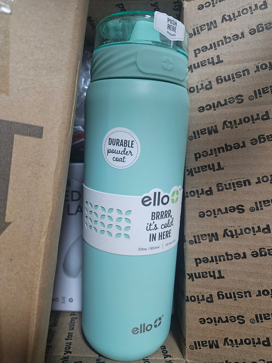 Ello Mint Green 22oz Water Bottle
