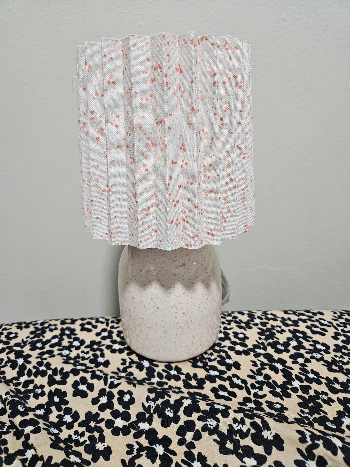 Orange Speckled Lamp