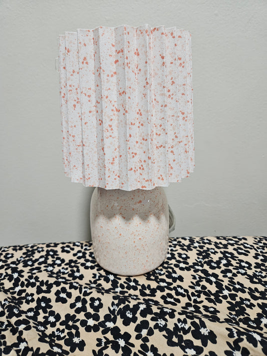 Orange Speckled Lamp